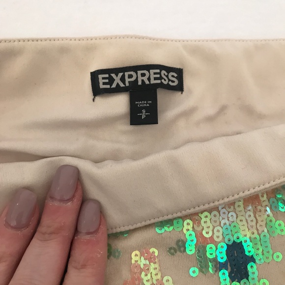 Express sequin mini skirt - Picture 6 of 7